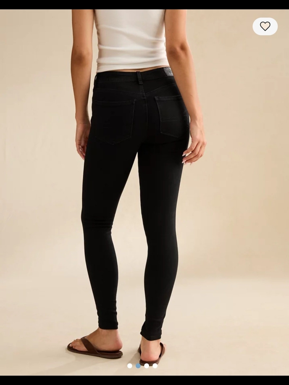 American Eagle Black High-Waist Skinny Jeans